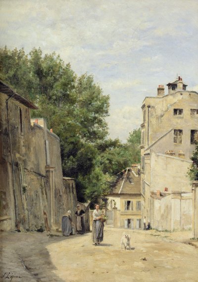 Saint-Vincent Street, Montmartre by Stanislas Victor Edouard Lepine